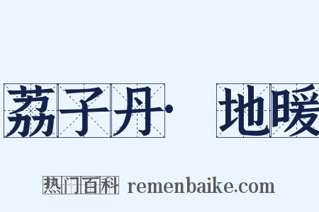 荔子丹·地暖是什么意思的图片